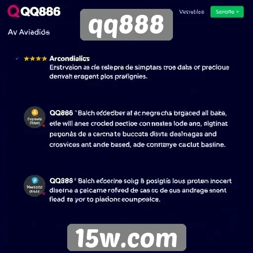 Revisão das avaliações de usuários do site qq888